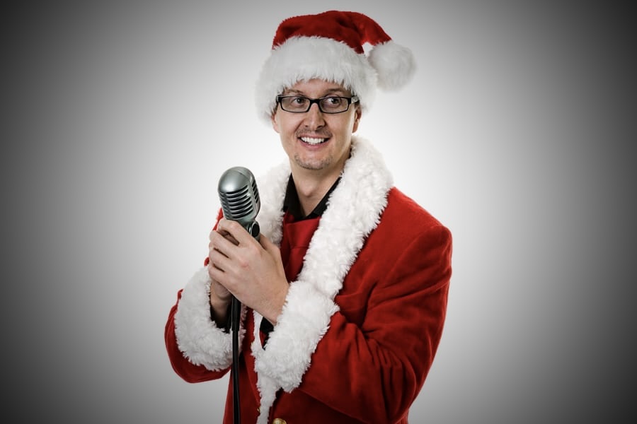 Guy Harris as the Voice of Father Christmas on BBC Radio 2 Naughty and Nice list promo